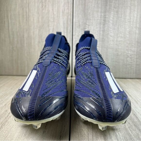Adidas Adizero PrimeKnit Navy Football Cleats Athletic Sneaker Mens Size 12.5 - Picture 5 of 10